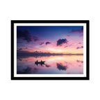 Framed Wall Painting of Beautiful Sunset View of Horizon