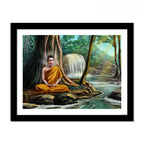 Premium Wall Frame Painting of Peaceful God Buddha
