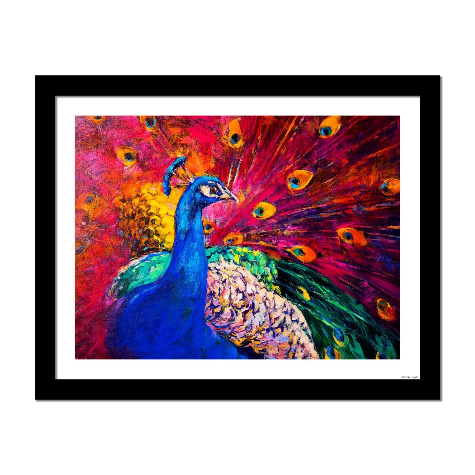 Beautiful Peacock Premium Wall Frame Painting