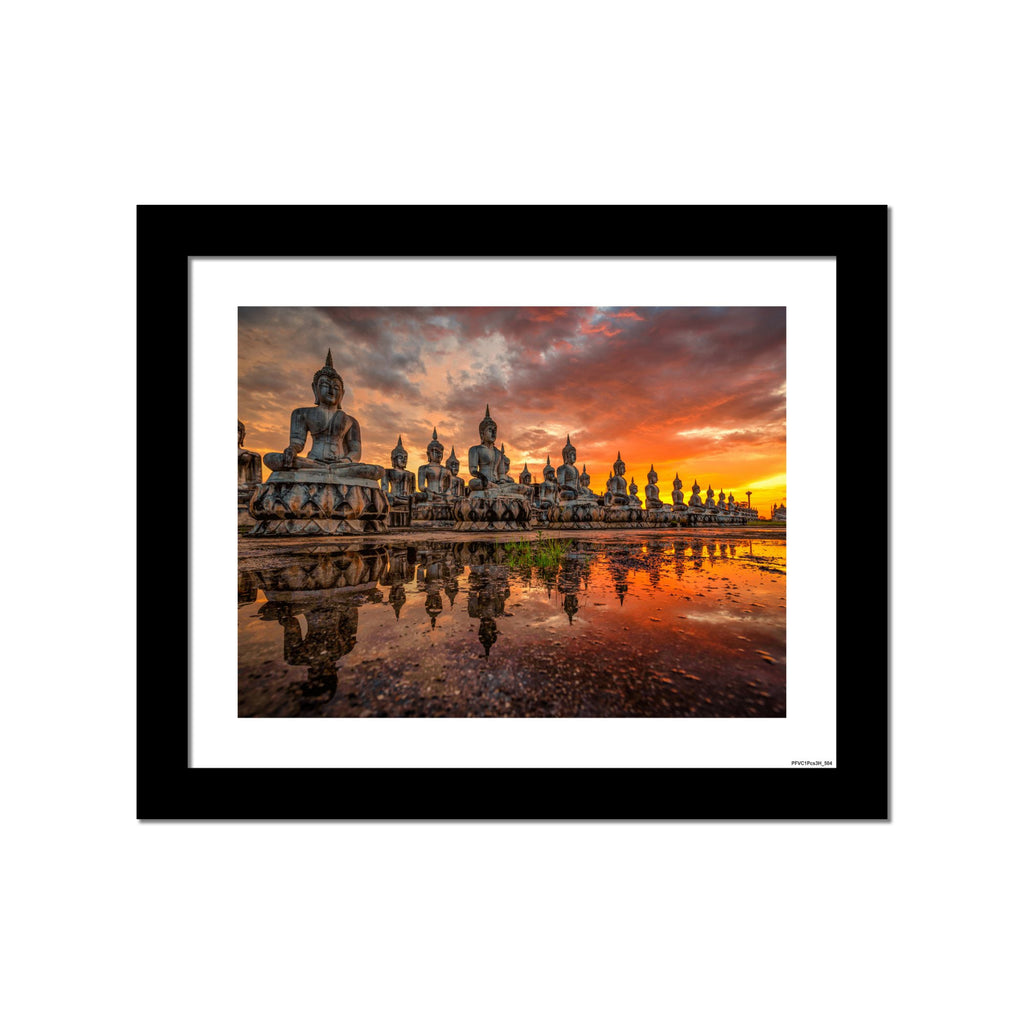 Quality Wall Frame Painting of Peaceful Lord Buddha's Statues