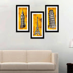 Antique Framed Wall Paintings Set of 3