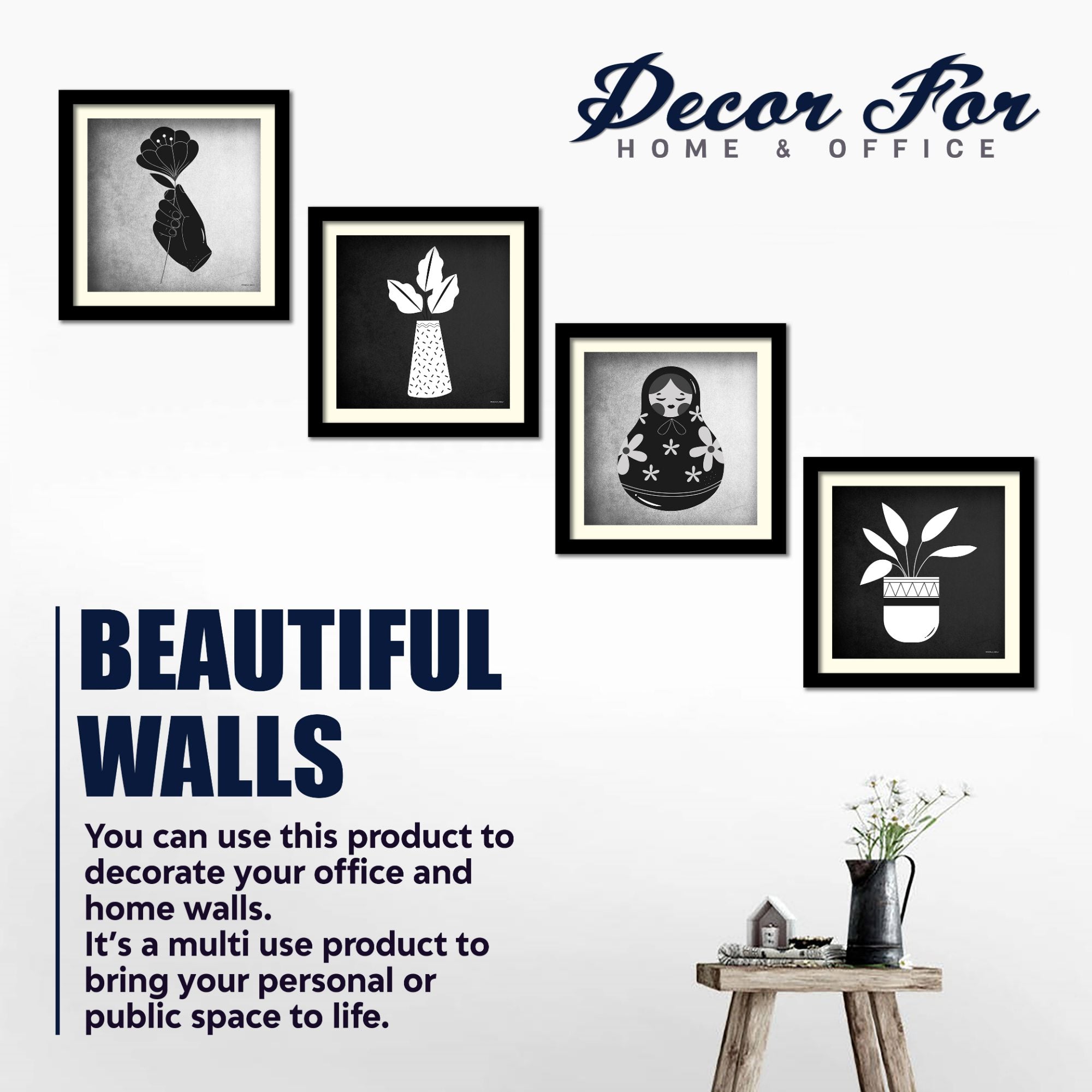 bedroom wall frames