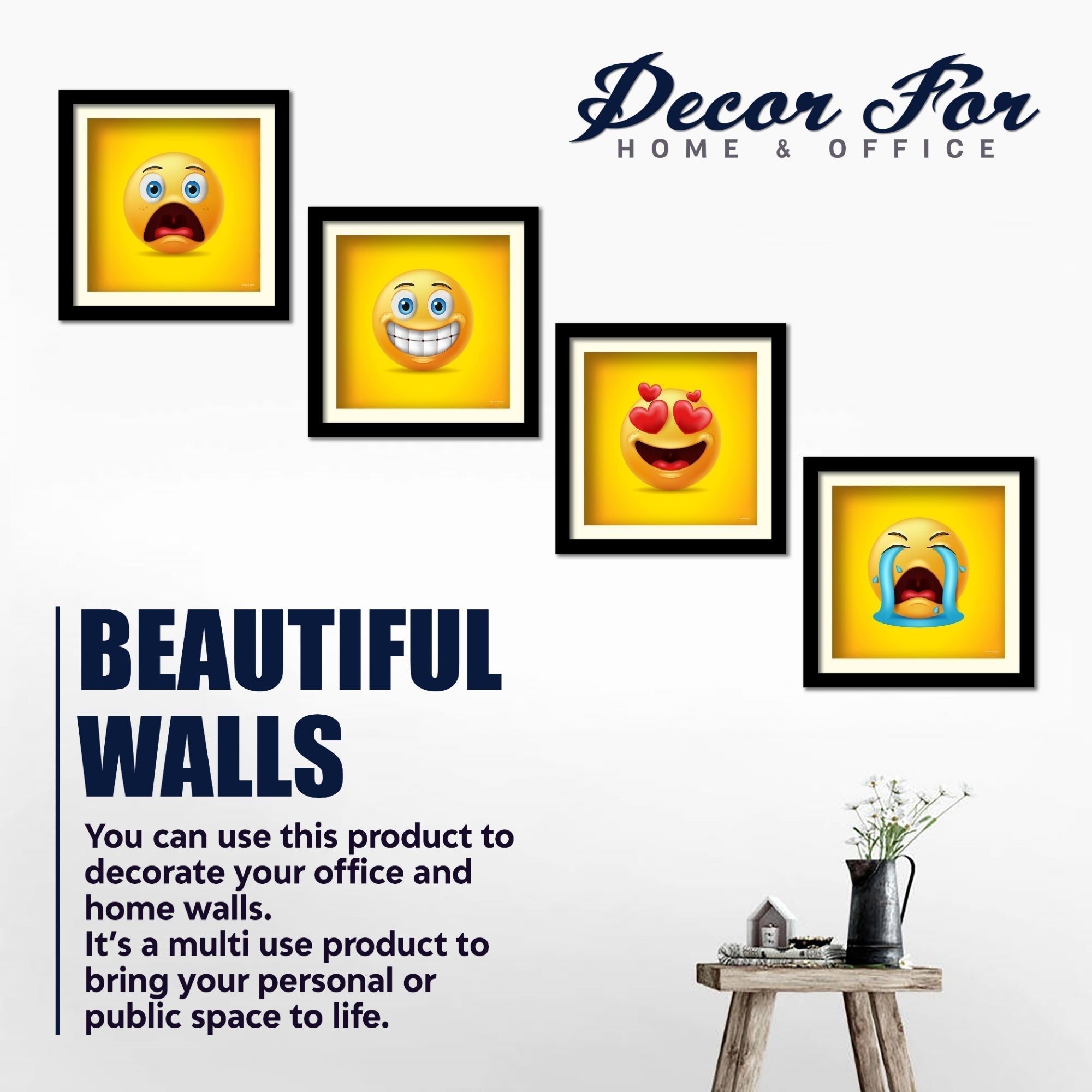 Antique Wall Frame Set of Four