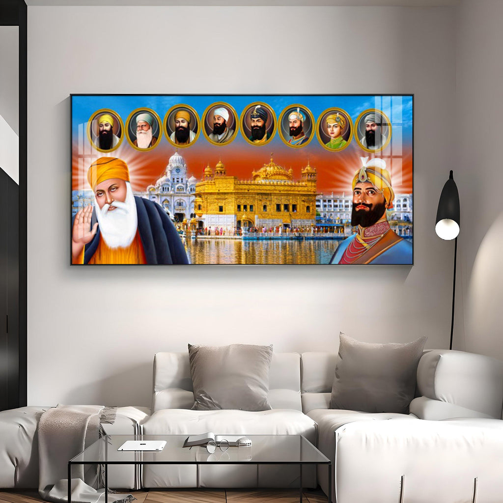Harmandir Sahib Premium Acrylic Horizontal Wall Art