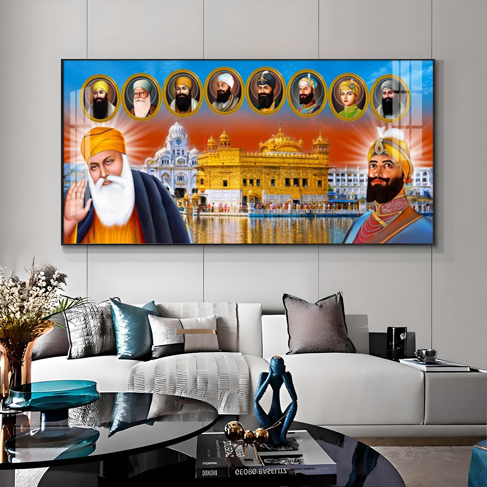 Harmandir Sahib Premium Acrylic Horizontal Wall Art