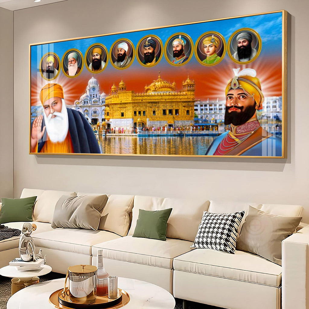 Harmandir Sahib Premium Acrylic Horizontal Wall Art