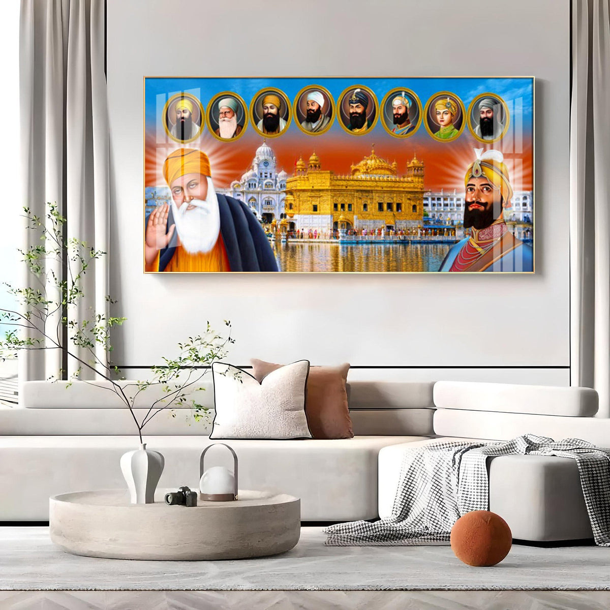 Harmandir Sahib Premium Acrylic Horizontal Wall Art
