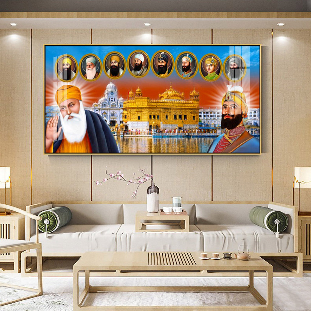 Harmandir Sahib Premium Acrylic Horizontal Wall Art