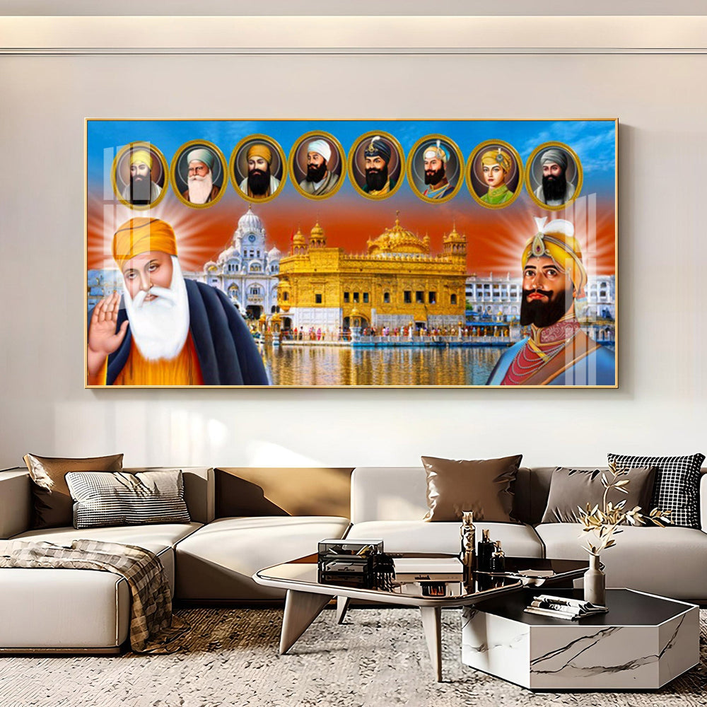 Harmandir Sahib Premium Acrylic Horizontal Wall Art
