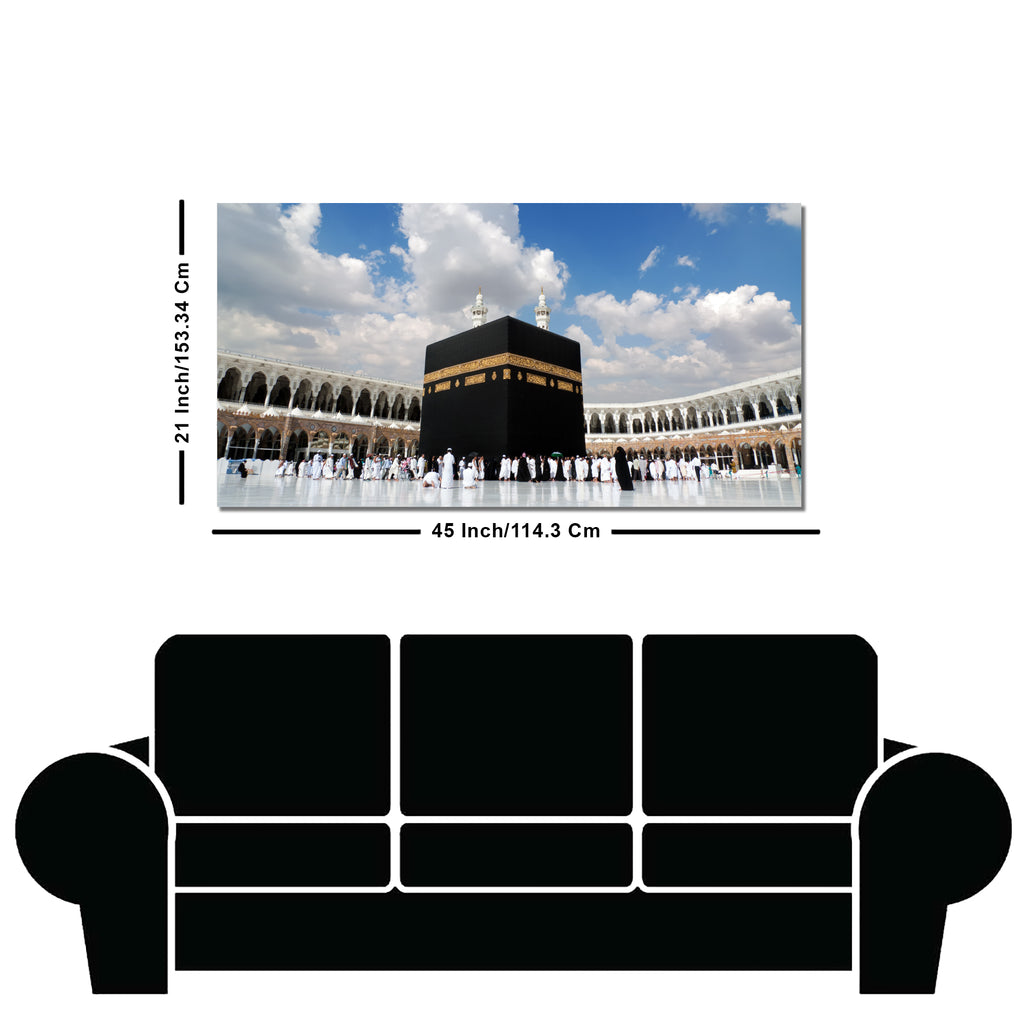 Muslim Wall Painting of Makkah al-Mukarramah