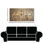 A Premium Golden Buddha Spiritual Canvas Wall Painting