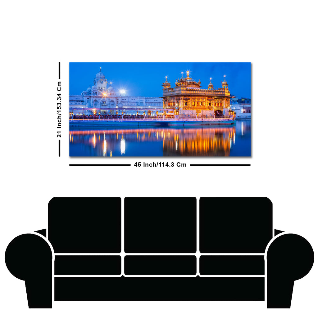 Gurdwara Sri Harmandir Sahib The Golden Temple Wall Painting