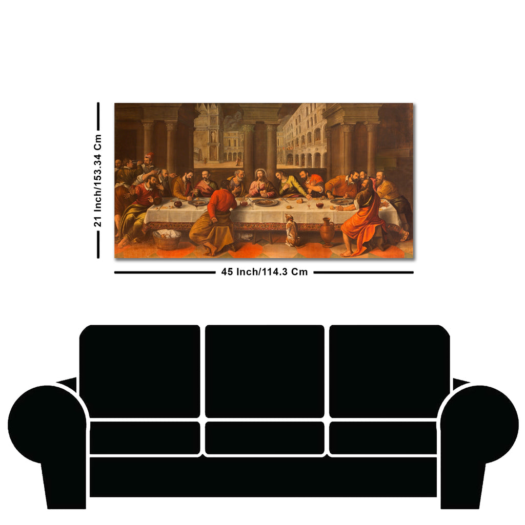 Supper of Christ in Church Chiesa Dei Santi Wall Painting