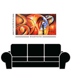 Lord Ganesha Modern Art Premium Wall Painting
