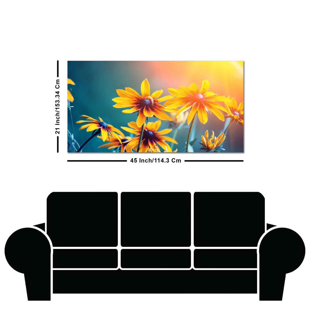 Beautiful Wall Painting of Mexican Sunflower