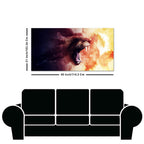 Premium Wall Painting of Roaring Lion