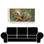 Auspicious Lord Ganpati Ganesha Canvas Wall Painting