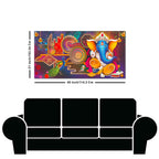 Spiritual God Ganesha Canvas Wall Painting