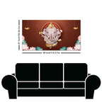 Devotional Lord Ganesha Canvas Wall Painting