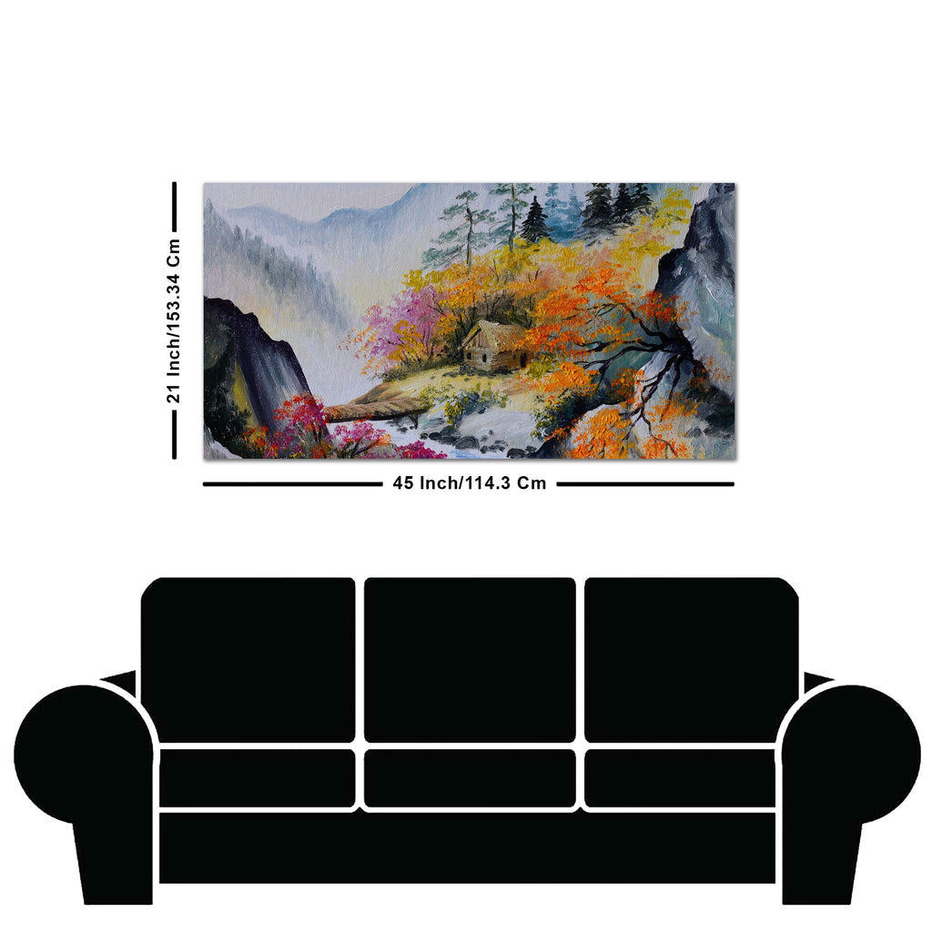 Amazing View Premium Canvas Abstract Wall Painting