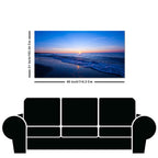 Sunset Sea Horizon Premium Canvas Wall Painting