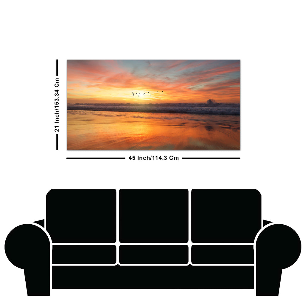 Canvas Wall Painting of Beautiful Sunset