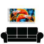 Beautiful Flamingo Couple Wall Painting