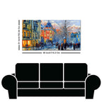 Old City in Winters Canvas Wall Painting