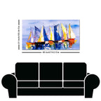 Sailing Boats in Ocean Canvas Wall Painting