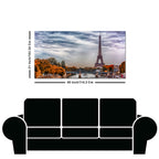 Eiffel Tower and Seine River Bedroom Wall Painting