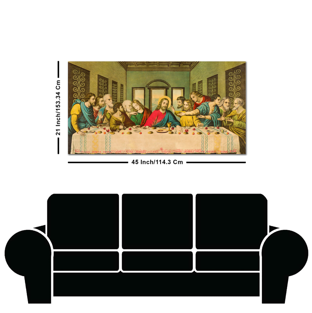 The Last Supper of Christ in Church Wall Painting