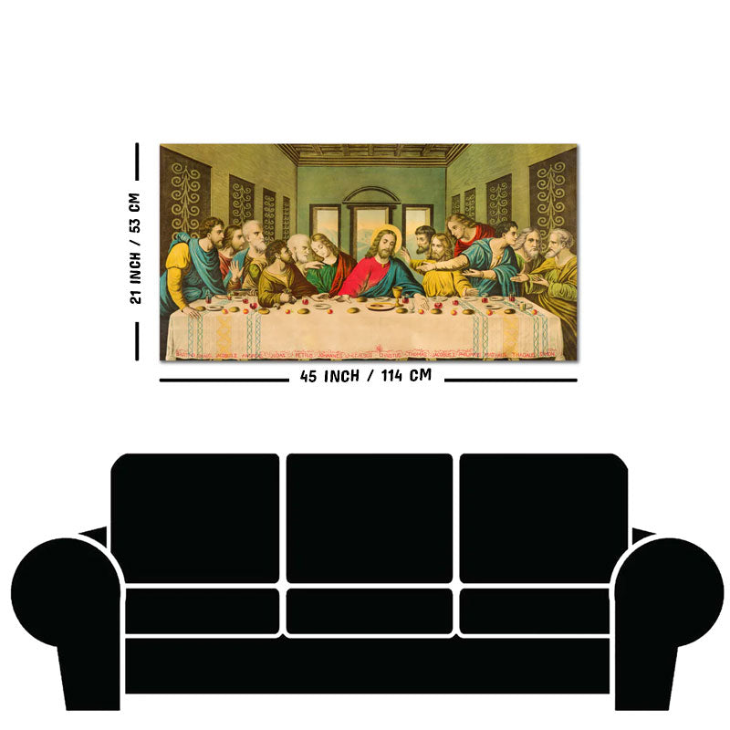 The Last Supper of Christ in Church Wall Painting