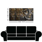 Gautam Buddha Sculpture Wall Painting