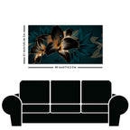 Beautiful Lilies Flowers Canvas Wall Painting