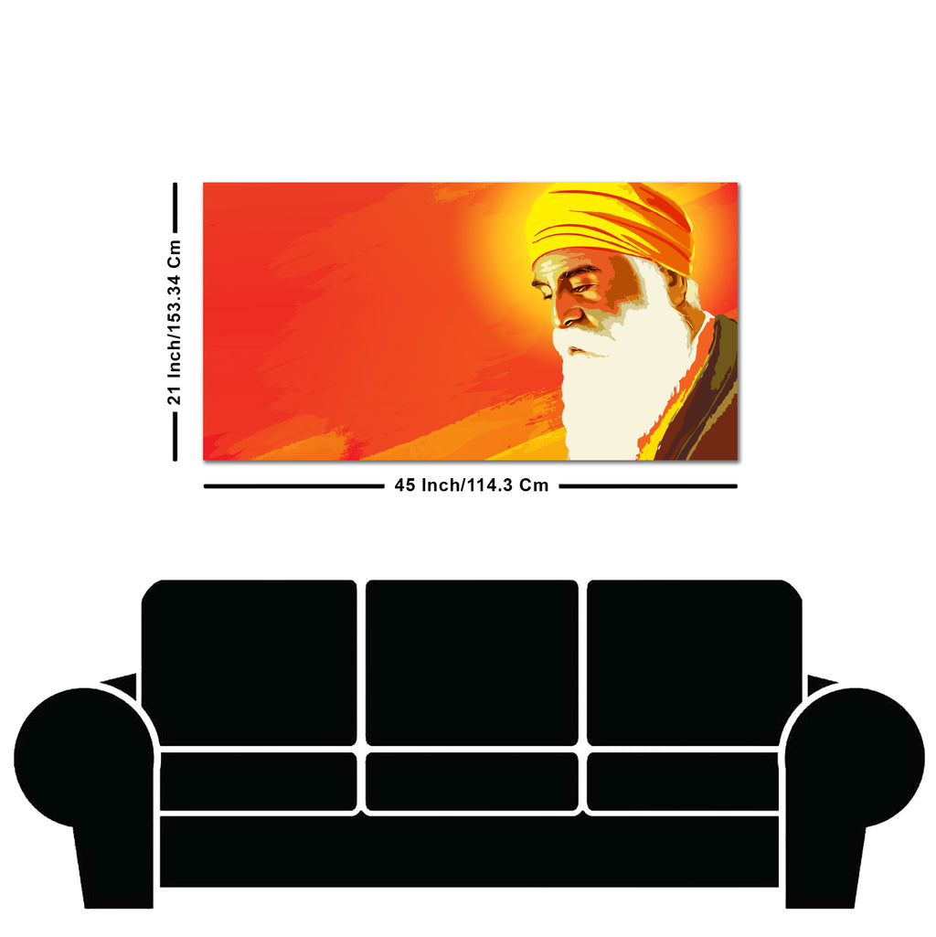 Shri Guru Nanak Dev Premium Wall Painting