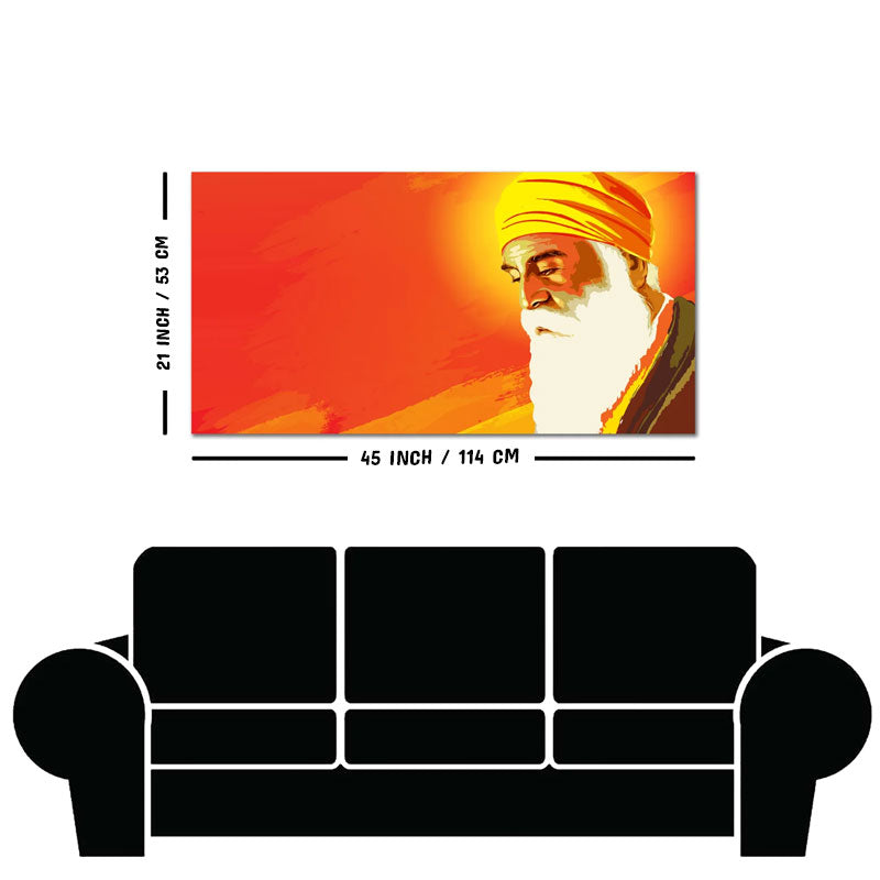 Shri Guru Nanak Dev Premium Wall Painting