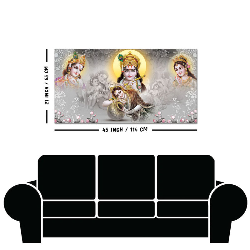 Radha Krishna Premium Wall Painting