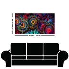 Mandala Art Dark Eyes Canvas Wall Painting