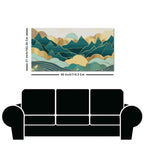 Abstract Mountains Luxurious Pattern Wall Painting