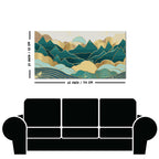 Abstract Mountains Luxurious Pattern Wall Painting