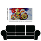 Abstract Art Folk Dance Wall Painting