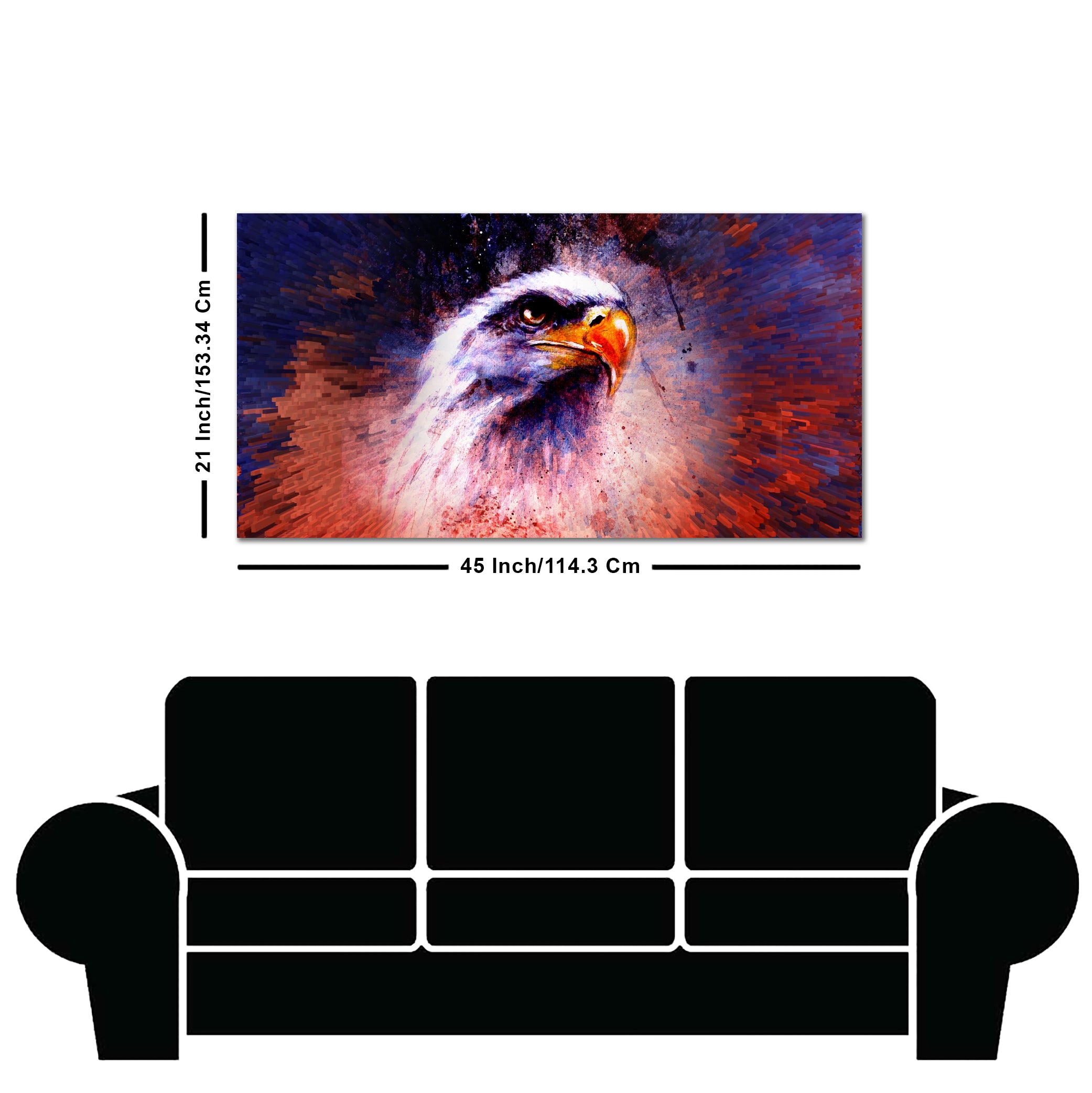 Eagle Abstract Art Canvas Wall Painting