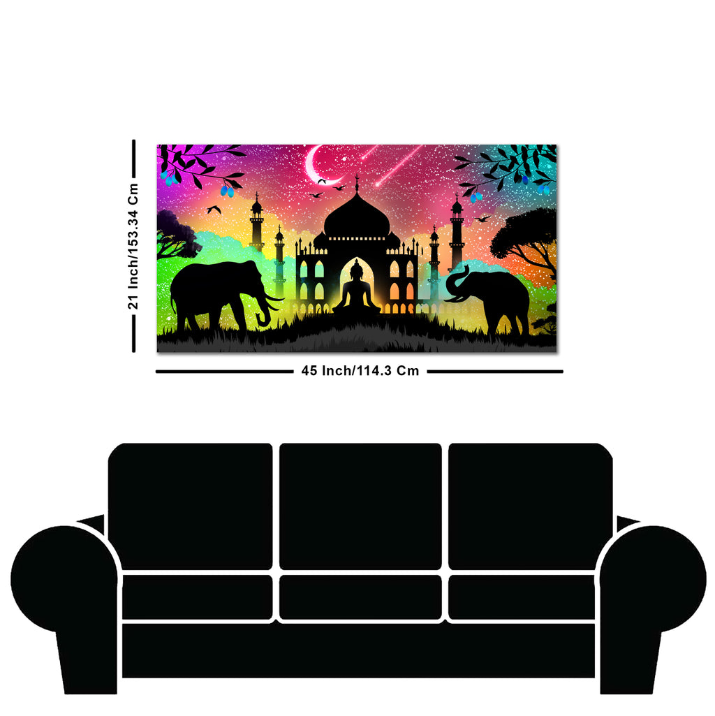 Vector Illustration Art Canvas Wall Painting