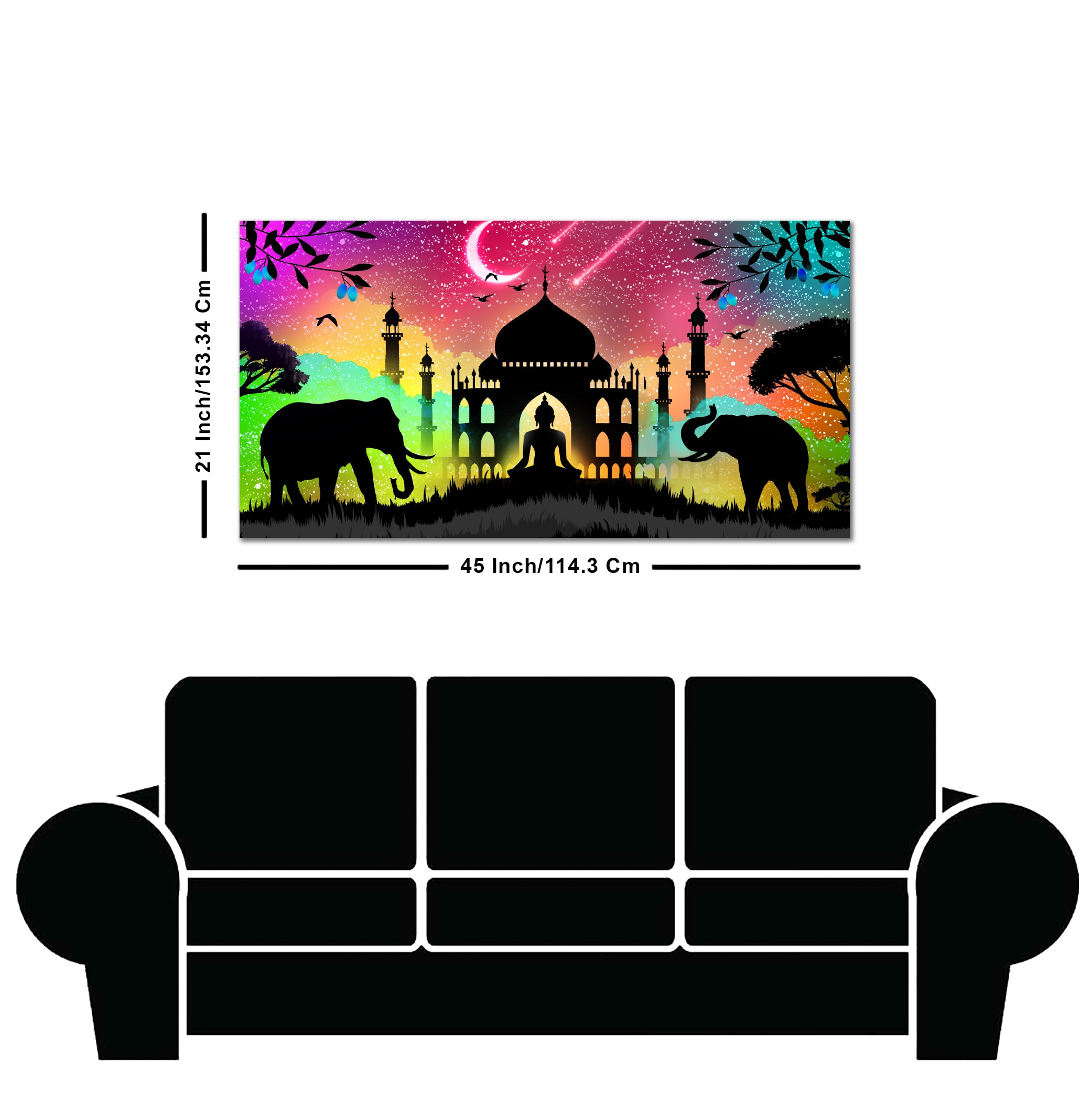 Vector Illustration Art Canvas Wall Painting