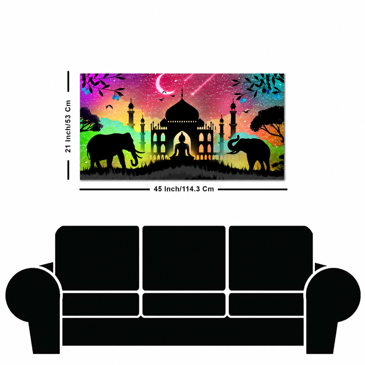 Vector Illustration Art Canvas Wall Painting