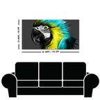 Macaw Parrot Abstract Art Wall Painting