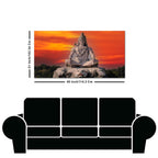 Lord Shiva Meditating Wall Painting