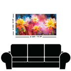 Modern Abstract Art of Flowers Canvas Wall Painting