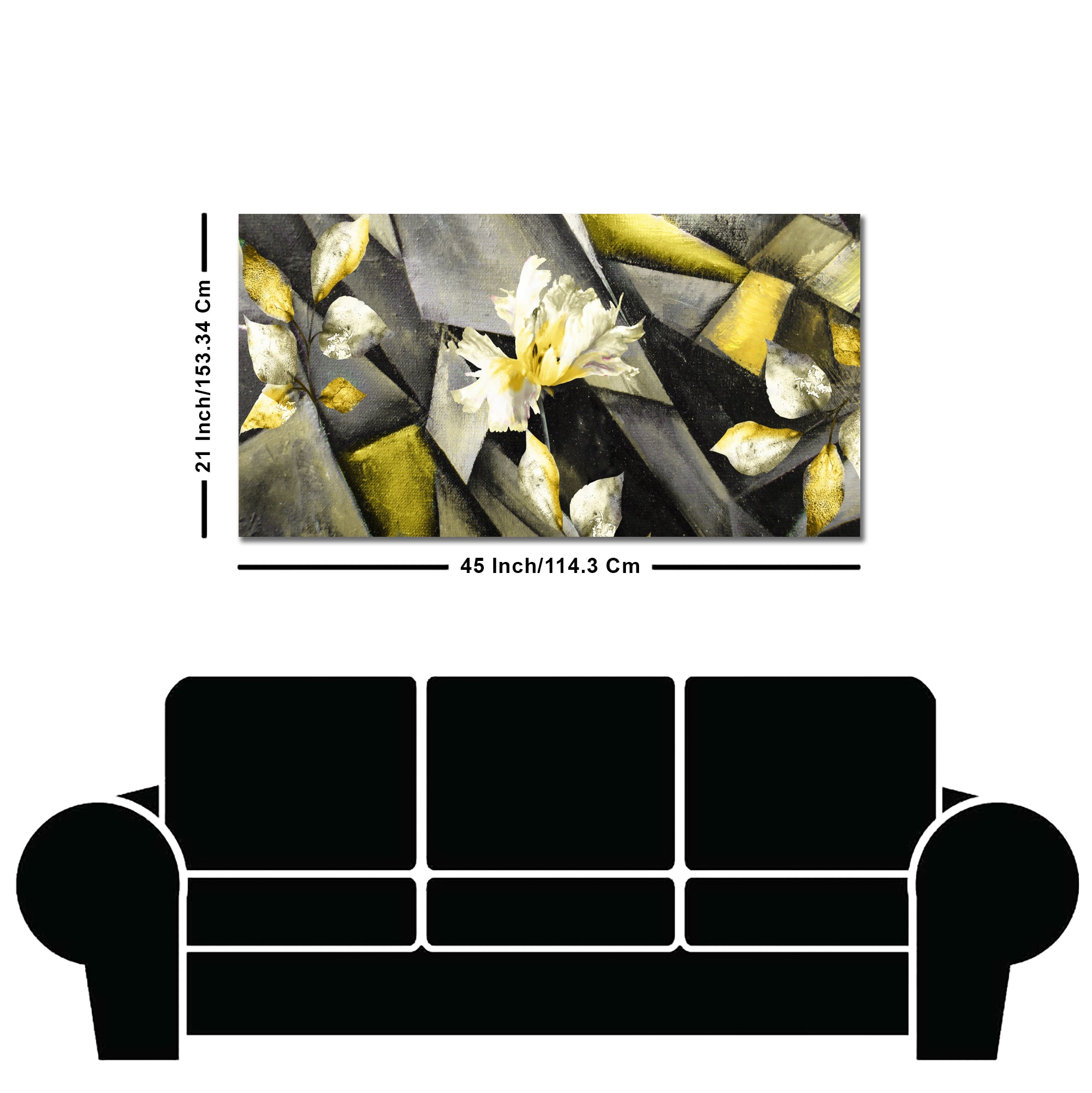 Beautiful Abstract Art Flowers Wall Painting