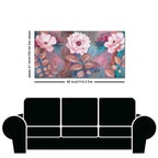 Modern Abstract Art of Pink Rose Wall Painting